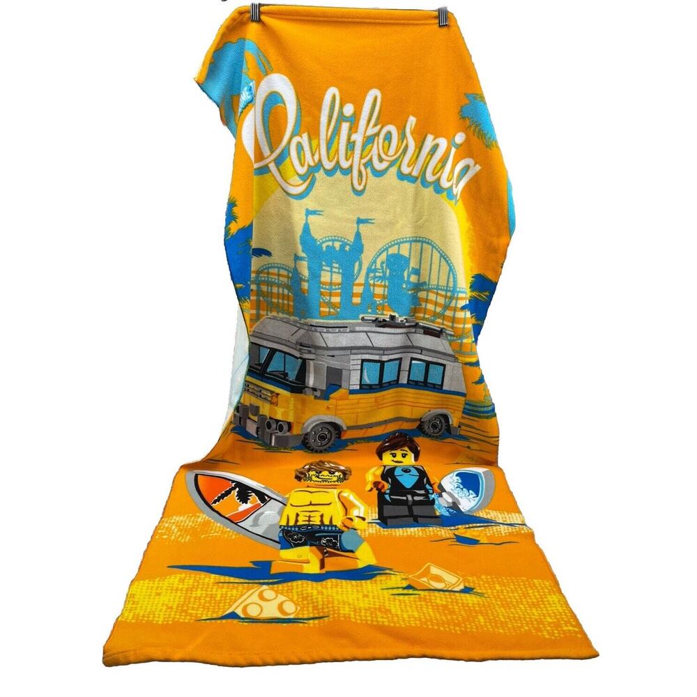 Lego Classic Super Soft 57" x 28" Bath/Pool/Beach Towel for Kids New No Tags